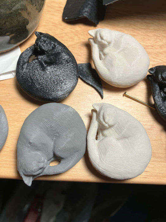 ZenCat mini sculpture - IN PERSON ONLY